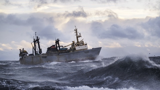 Fishing ship in storm 640x360